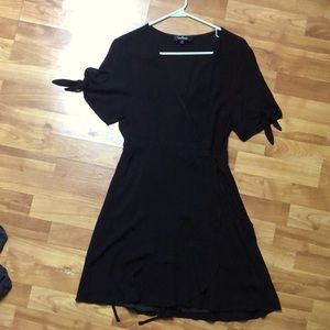 Lulu’s Black Wrap Dress